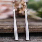 Dangle Drop Bar Earrings in Sterling Silver