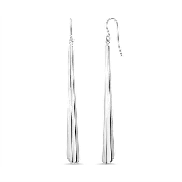 Dangle Drop Bar Earrings in Sterling Silver