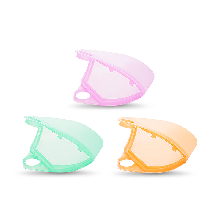 Life Stylus 3 Pack Silicone Gel Face Mask Holder