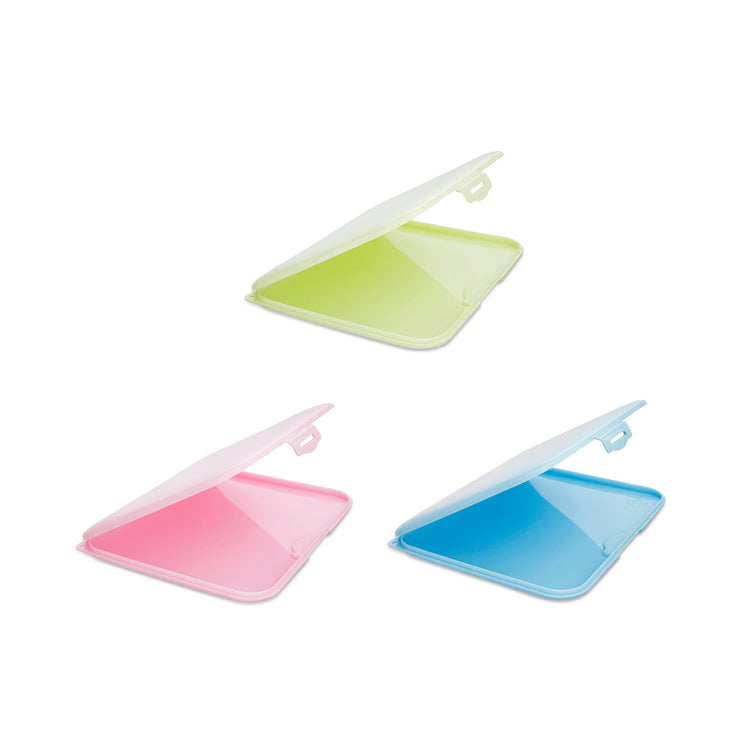Life Stylus 3 Pack Square Plastic Face Mask Holder