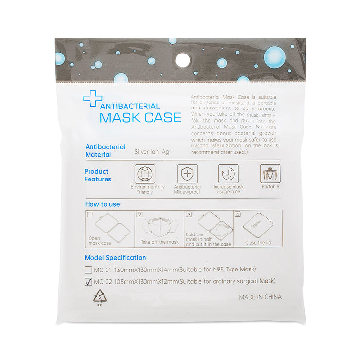 Life Stylus 3 Pack Square Plastic Face Mask Holder