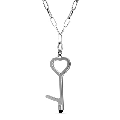 Life Stylus Heart Door Opener Stylus Necklace on Chain