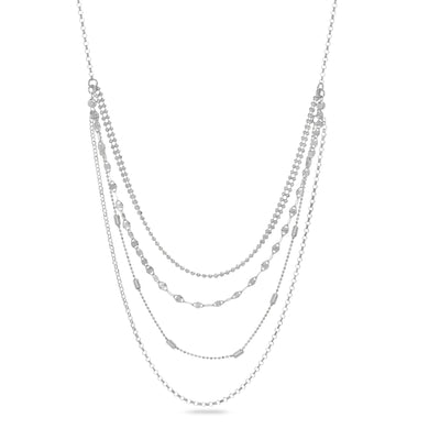 Sterling Silver Layered Necklace