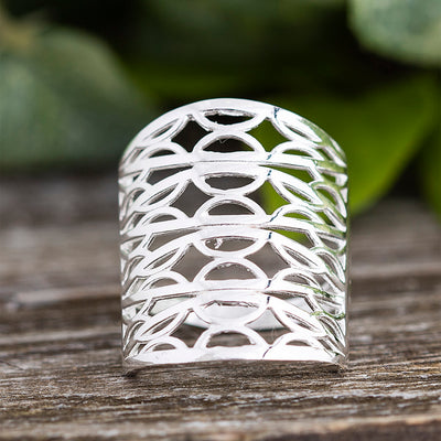 Sterling Silver Lace Style Filigree Ring